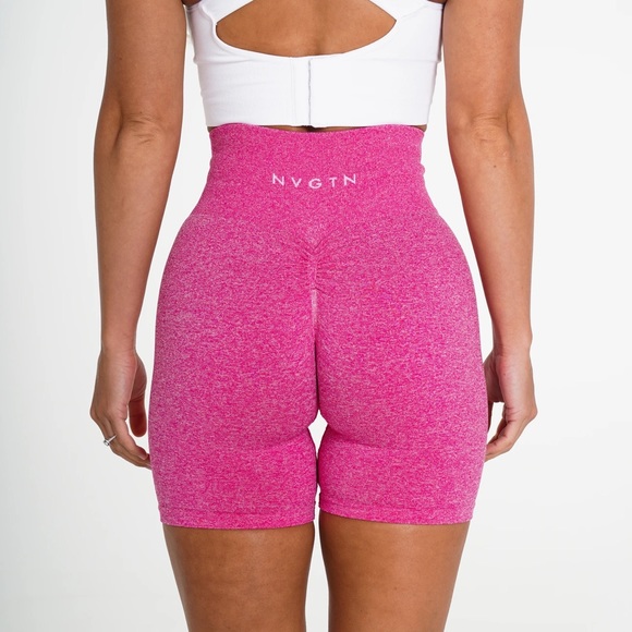 NVGTN Pants - 🆕 NVGTN Fuchsia Scrunch Seamless Shorts
